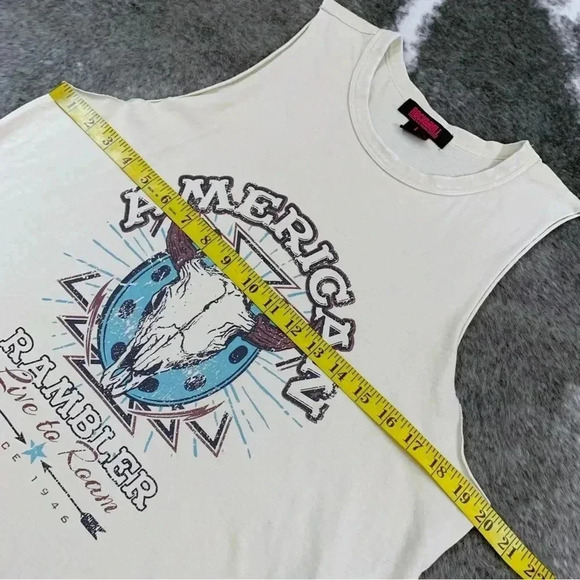 NWT Rock & Roll Denim American Rambler Muscle Tank - Picture 12 of 12